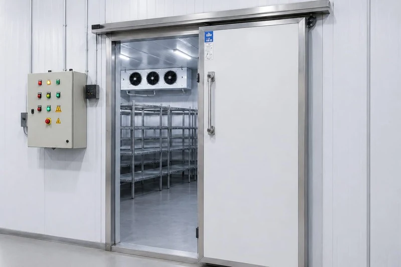 Cold room door installation